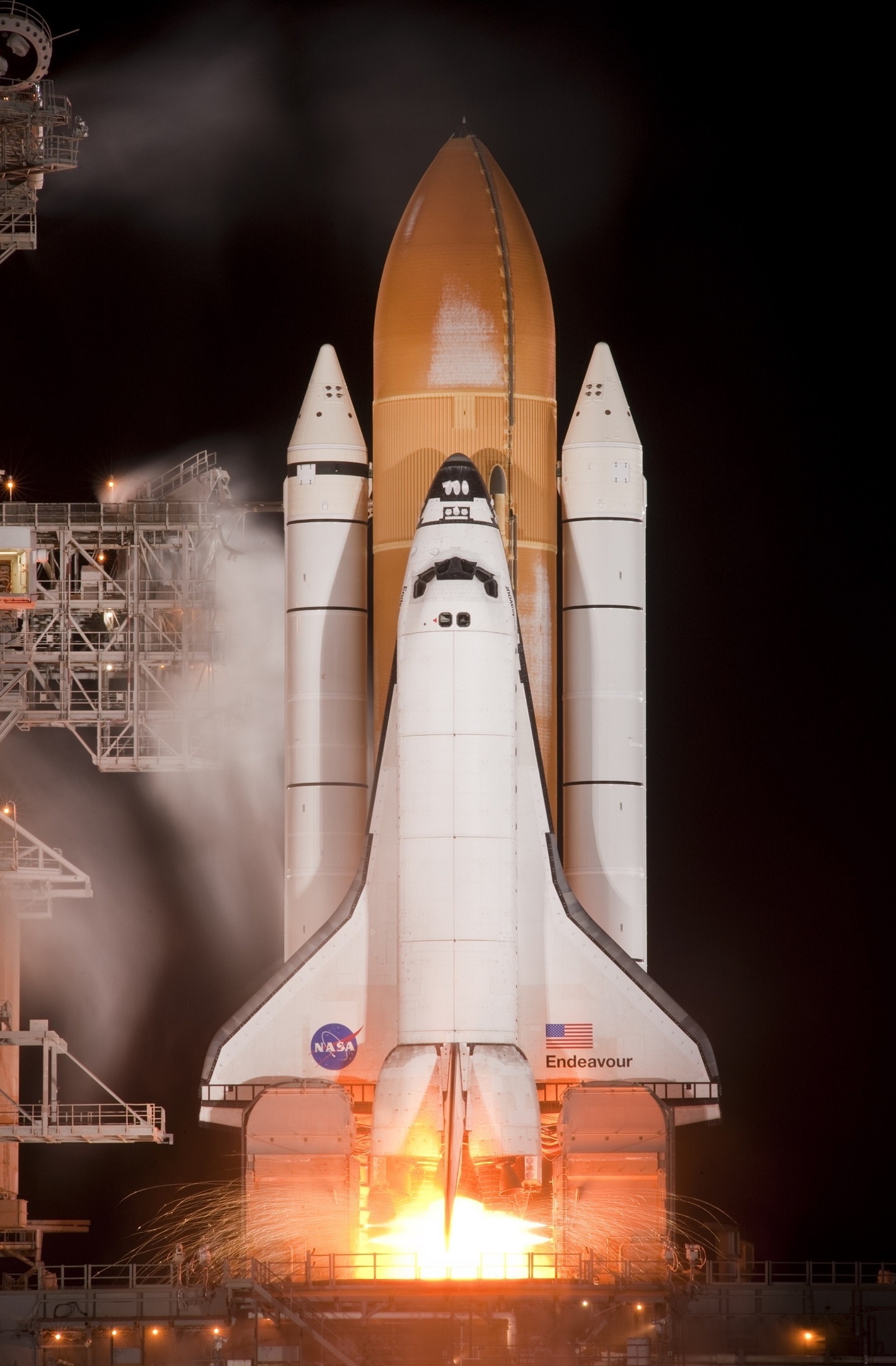 Endeavor space shuttle